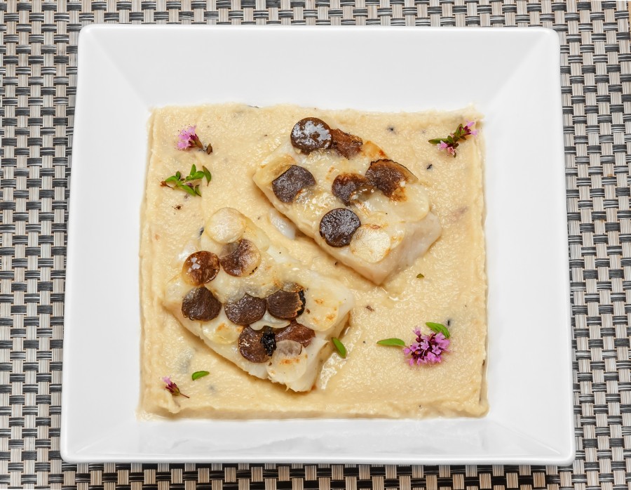 Приготовление тюрбо с сельдереем и трюфелем Приготовление тюрбо с сельдереем и трюфелем