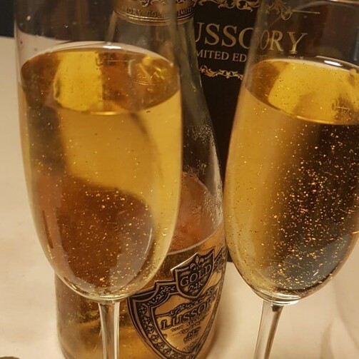 Напиток безалкогольный Золотое игристое вино без алкоголя Премиум Айрен Lussory Gold 24K  (арт. LUS9856)