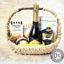 Подарочная корзина продуктов "Праздничный восторг"