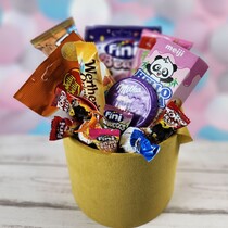 Детский набор сладостей в кашпо