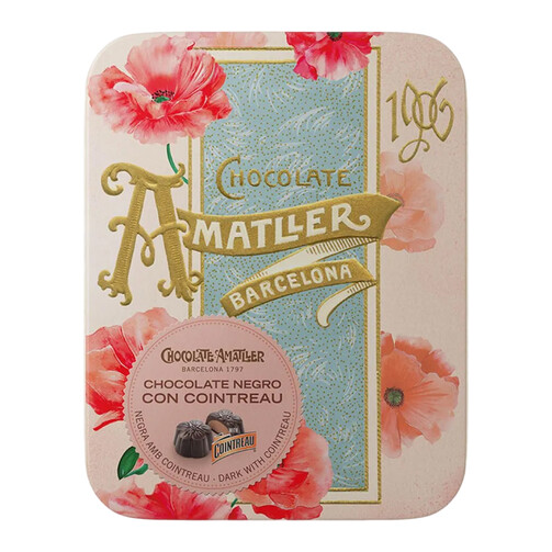 Шоколадные конфеты с Куантро в жестяной банке  (арт. 2800)