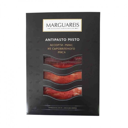 Ассорти - микс из сыровяленого мяса (брезаола из мяса Оленя, шейка, хамон) 