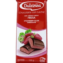 Шоколад Дульсинея с клубничной начинкой 100 г