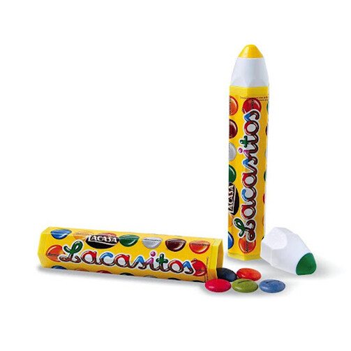 Драже из молочного шоколада в сахарной глазури, карандаш 20 гр  (арт. LAC0620/1)