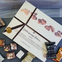 Ассорти турронов 5 видов в деревянной коробке