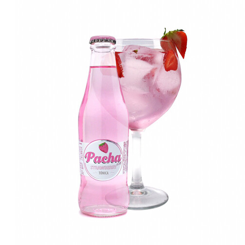 Безалкогольный газированный напиток клубничный тоник Пача  (арт. ESP5516)