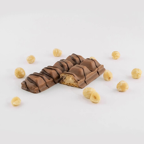 Батончик Zombys c молочной кремовой начинкой и лесным орехом  (арт. XCL0040-1)