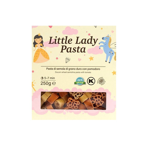 Макаронные изделия без добавления яиц с томатами Маленькая леди 