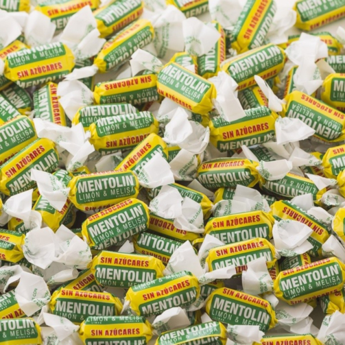 Леденцы без сахара со вкусом лимона и мелиссы на подсластителе 100 гр  (арт. LAC627501)