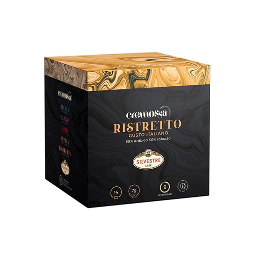 Капсулы CREMOSSA ESPRESSO RISTRETTO для кофемашин Silvestre 