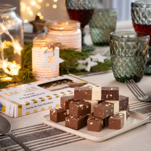 Нуга три шоколада 250гр  (арт. LAC181202)