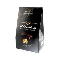 Конфеты из темного шоколада с кремовой начинкой 100г