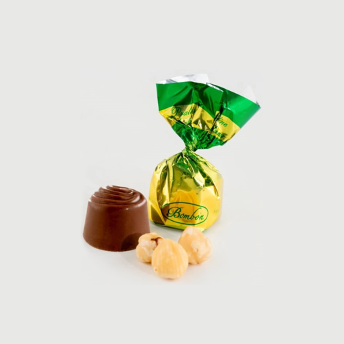 Конфеты из молочного шоколада с пралине из лесного ореха 100г  (арт. XCL0044)