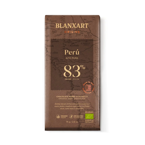 Органический плантационный шоколад Перу 83% 75 г  (арт. BLX49160/BLX)