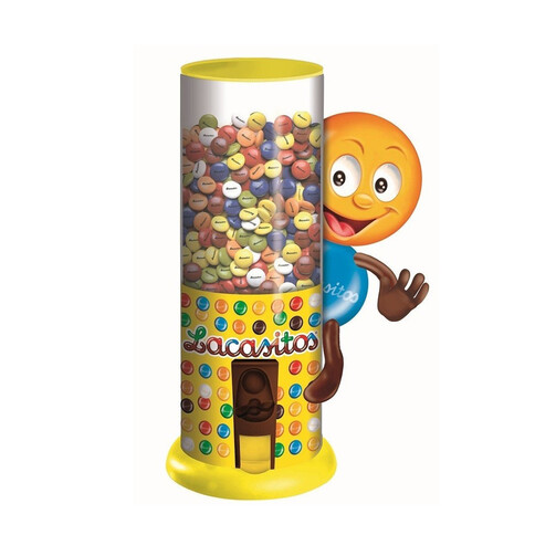 Драже из молочного шоколада в цветной сахарной глазури, Диспенсер и игрушка 150 гр  (арт. LAC059104)