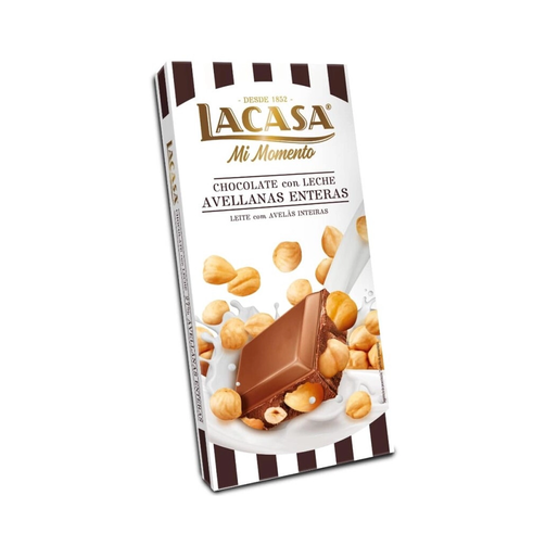 Молочный шоколад с цельным фундуком 100 гр  (арт. LAC150500)