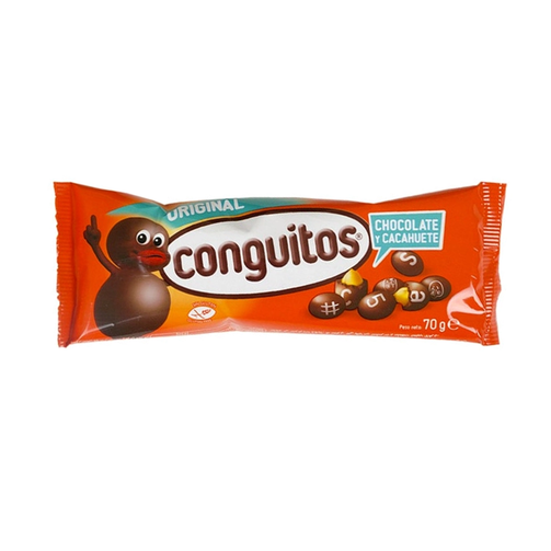 Жаренный арахис в темном шоколаде 70 гр  (арт. LAC084101)