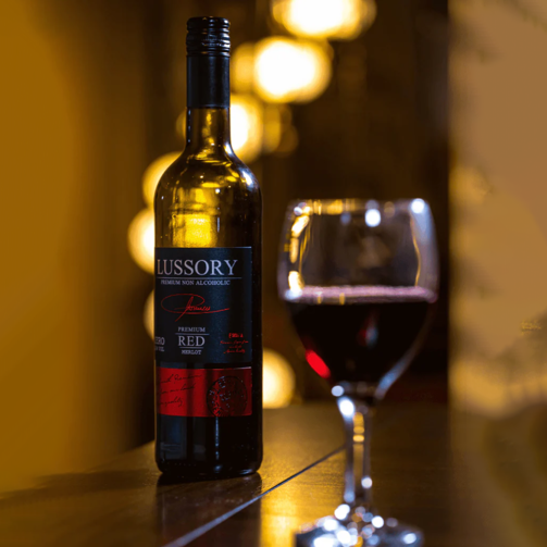 Напиток безалкогольный Красный Мерло без алкоголя Премиум Lussory Premium Red Merlot  (арт. LUS9853)