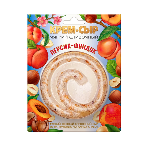 Персик-фундук мягкий сливочный крем-сыр 