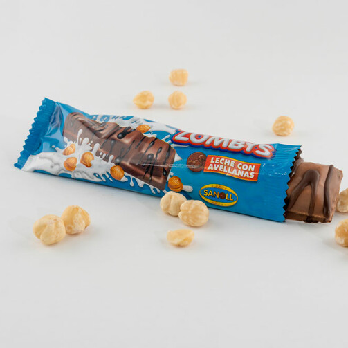 Батончик Zombys c молочной кремовой начинкой и лесным орехом 2,150кг  (арт. XCL0040)