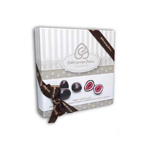 Сушеная малина в белом и темном шоколаде  (арт. CHBO20)