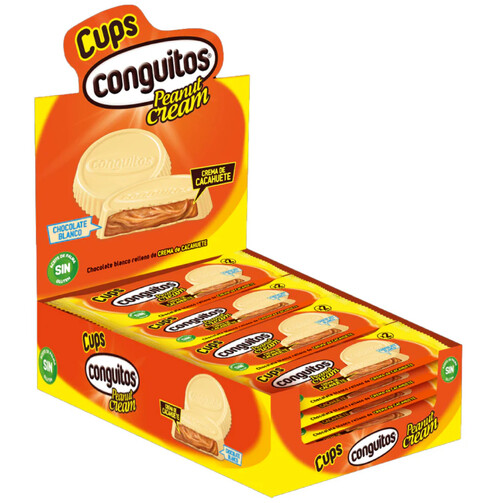 Белый шоколад с начинкой из арахисового крема 2*17 гр  (арт. LAC073400)