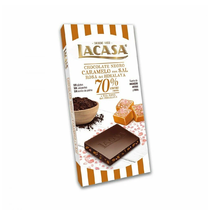 Темный шоколад с карамелью и гималайской солью 100 г