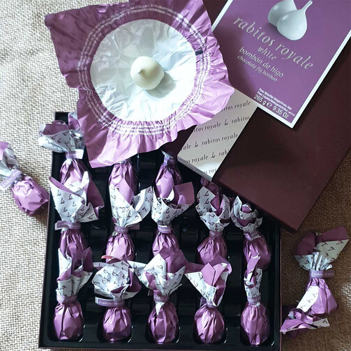 Инжир в белом шоколаде White Rabitos Royale №15  (арт. RW15)