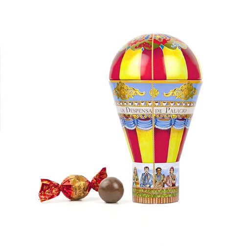 Воздушный шар с шоколадными трюфелями (метал. коробка)  (арт. SKU389)