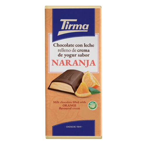 Шоколад молочный с йогуртовой начинкой с апельсиновым вкусом  (арт. 025009)