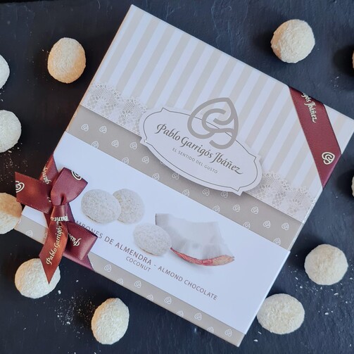 Миндаль в белом шоколаде с кокосом  (арт. CHBO19)