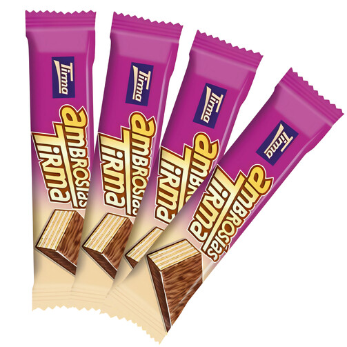 Вафельный батончик в молочном шоколаде с кремовой начинкой (14 х 21,5гр)  (арт. 042036)