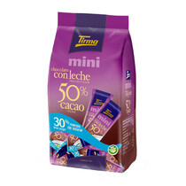 Шоколад Молочный Мини - плитки 50% Какао (18 х 10г)