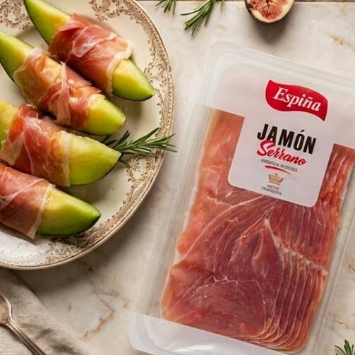 Окорок сыровяленый Хамон Серрано Гран Резерва нарезка 