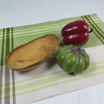 Блюдо овальное с необработанным краем