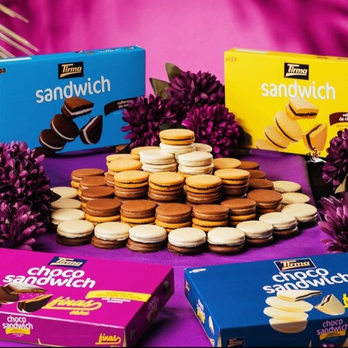 Печенье-сэндвич с шоколадно-кремовой начинкой (4 х 45гр)  (арт. 088507)