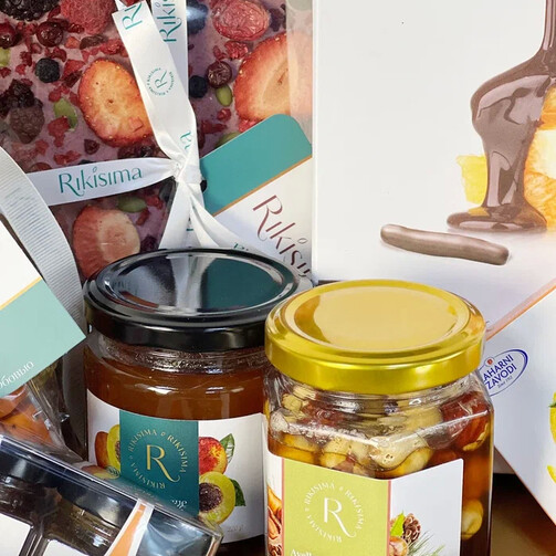 Подарочные корзины деликатесов премиум "Совершенство"  (арт. RKK-018)