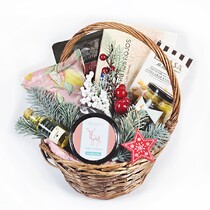 Новогодние корзины подарочные "Снежная сказка"