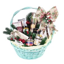 Новогодняя корзина в подарок "Радость мгновений"