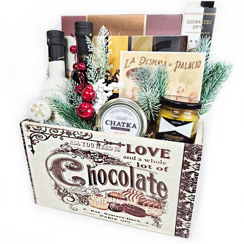 Подарочный набор новогодний "Сладкая сказка"  (арт. RKM-222)