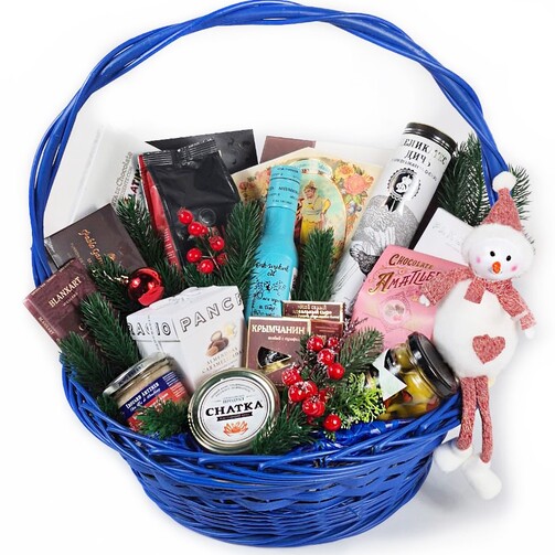 Новогодний продуктовый набор "Деликатесный восторг"  (арт. RKB-203)