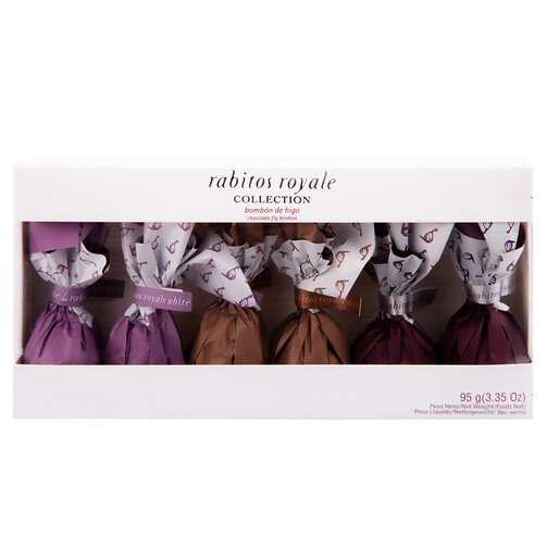 Инжир в шоколаде Dark, Milk, White Rabitos Royale Collection №6  (арт. RC06)