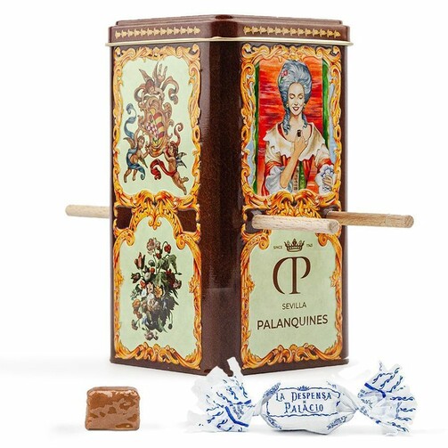 Шоколадные пралиновые конфеты (метал. коробка)  (арт. SKU346)