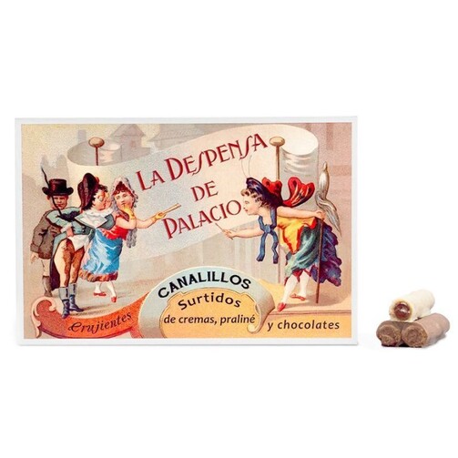 Трубочки вафельные с кремовой начинкой в шоколаде (картон. коробка)  (арт. SKU056)