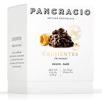 Хрустящие конфеты из темного шоколада с вафельным печеньем