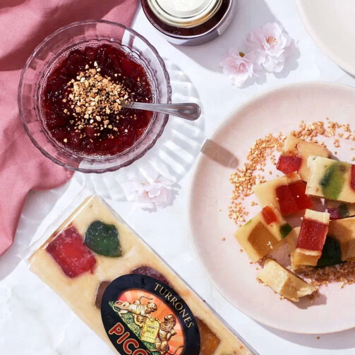 Белоснежная нуга с цукатами из тыквы 200г  (арт. PIC0054)