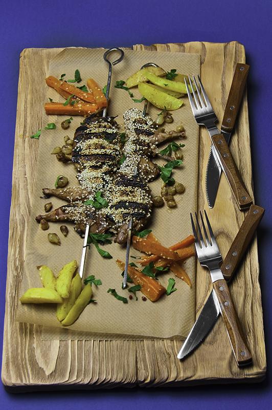 Нежные перепелки на гриле